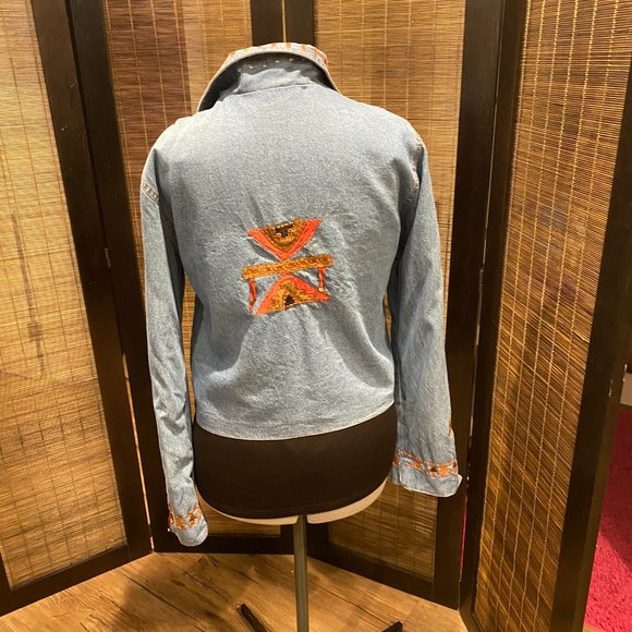 Appliqued Jean Jacket* - Picture 2 of 6